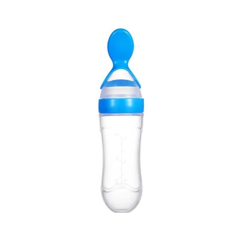 Mamadera con cuchara dosificadora para bebé-0
