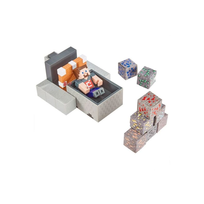 Minecraft Figura Conjunto De Juego Caos En El Vagón - PuntoStore-1