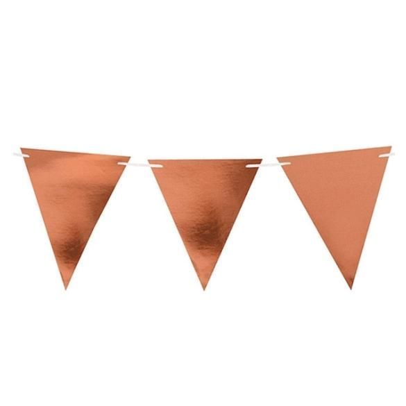 Guirnaldas - Oro Rosa Metalizado 10pcs - 3 Metros-1