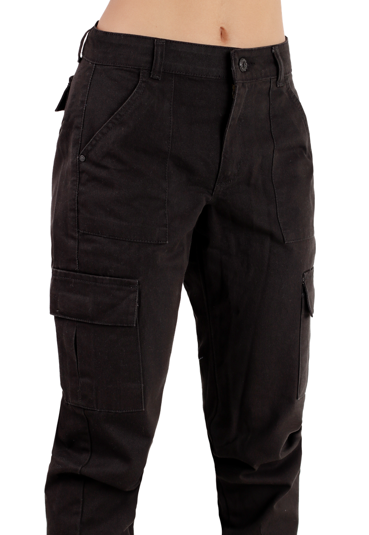 JEANS CARGO NEGRO LISO JE2368N-3