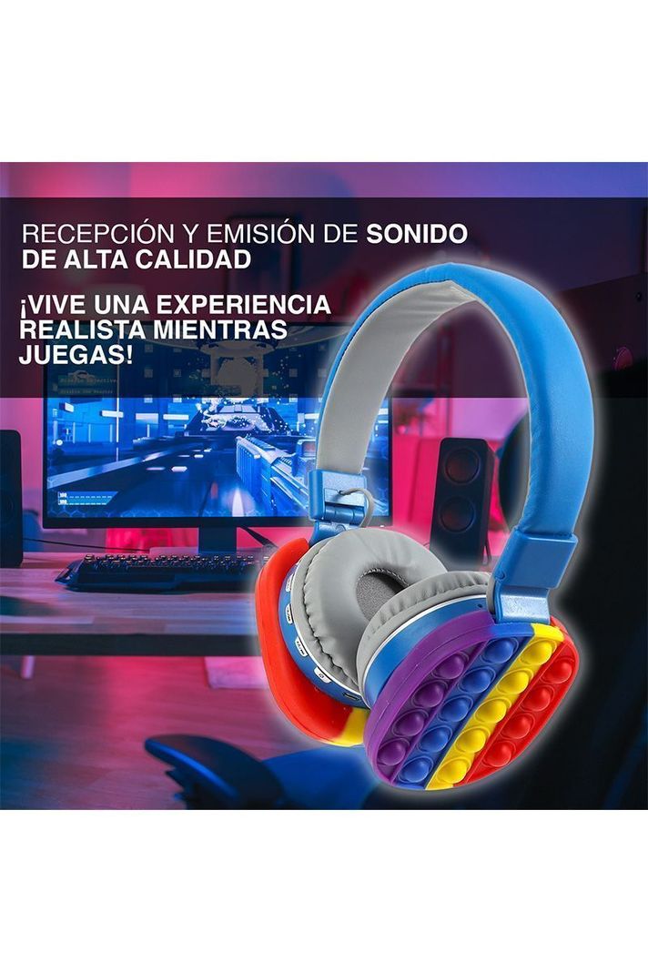 Audífonos Headphones 806E Azul-1