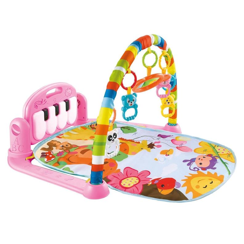Juguete Gimnasio Musical Con Accesorios Infantil Rosado-0