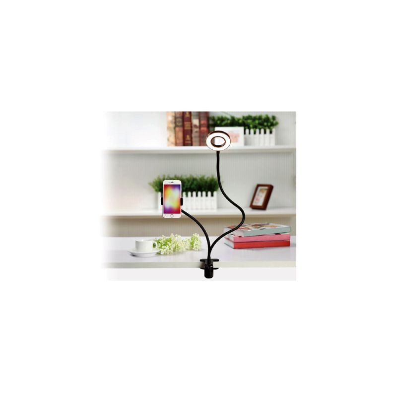 Soporte Celular Escritorio Con Aro Led Con Control Luz - PuntoStore-1