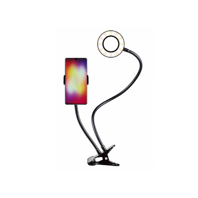 Soporte Celular Escritorio Con Aro Led Con Control Luz - PuntoStore-0