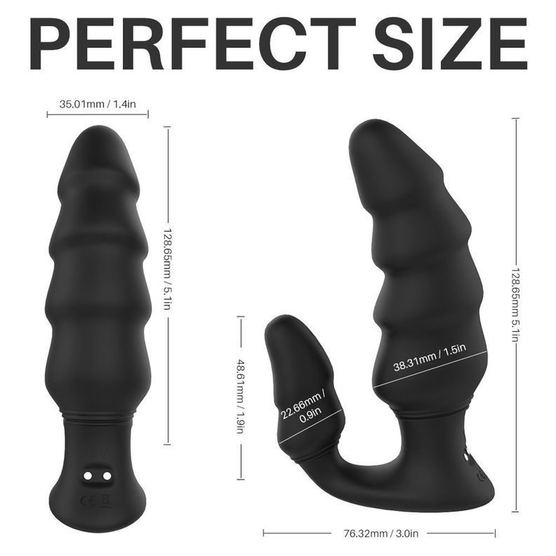 Dragon Masajeador Prostático Estimulador Escroto Anal Vagina-1