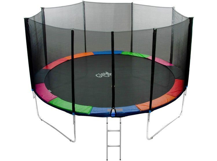 Cama Elástica 12ft 3,66mt Malla + Escalera-0
