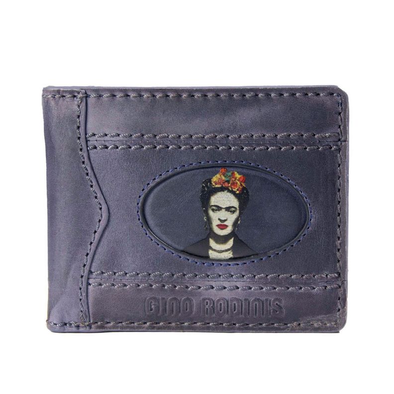 Billetera Coco 992.1 Frida Khalo Azul Gino Rodinis