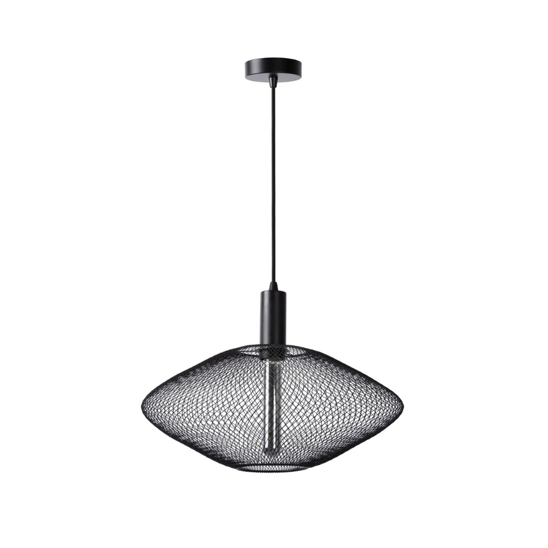 Lámpara Colgante Mesh Negro 1xE27-1