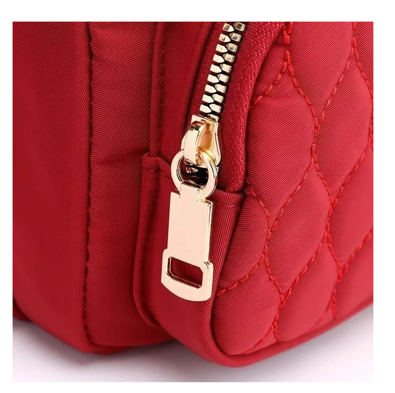 Bolso Bandolera Crossbody Elegante Rojo-5