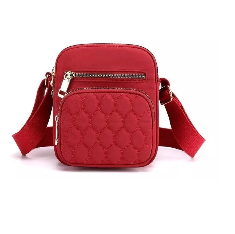 Bolso Bandolera Crossbody Elegante Rojo-2
