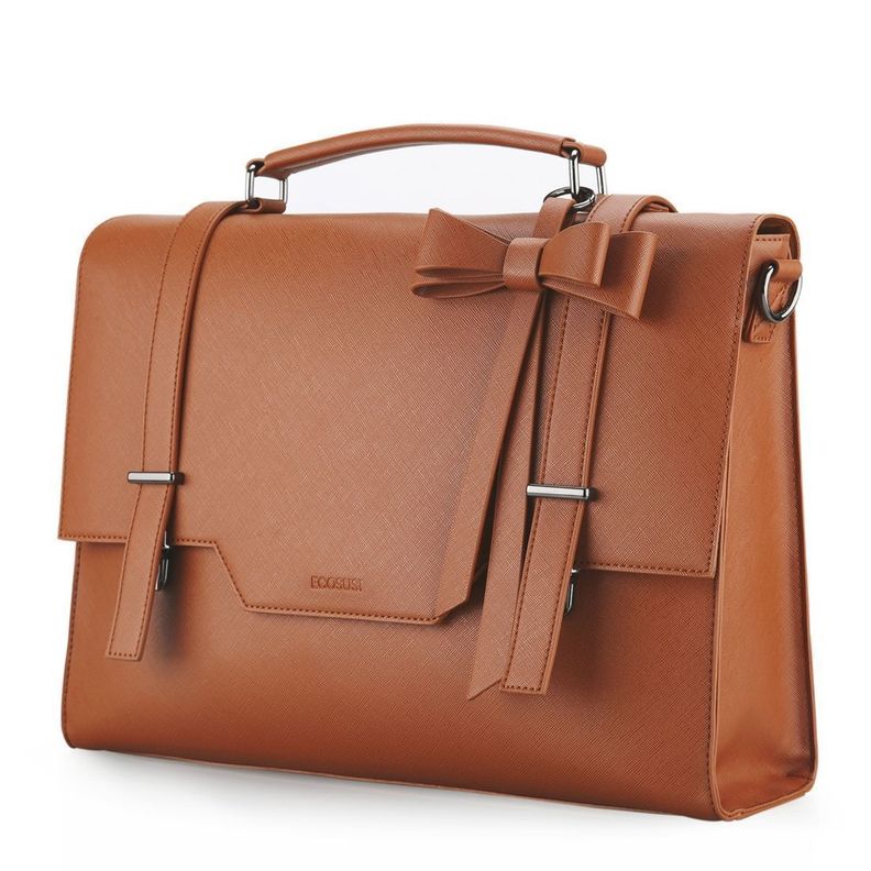 Ecosusi Bolso Maletín WORKS para laptop de hasta 15.6 '' - camel-2
