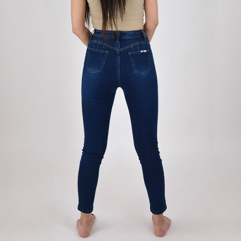 Jeans De Mujer Skinny Con Aplicaciones-3