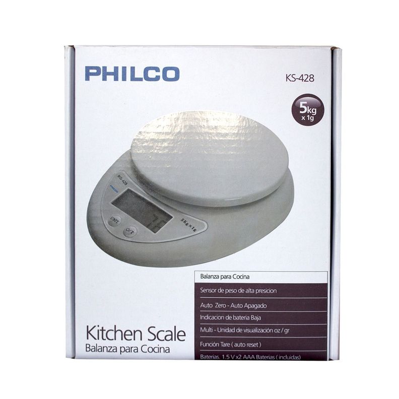 Balanza Digital Cocina 5KG Philco Ks-545-3