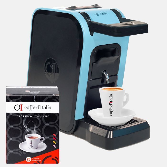 Cafetera Birba Azul + 25 Cápsulas-0