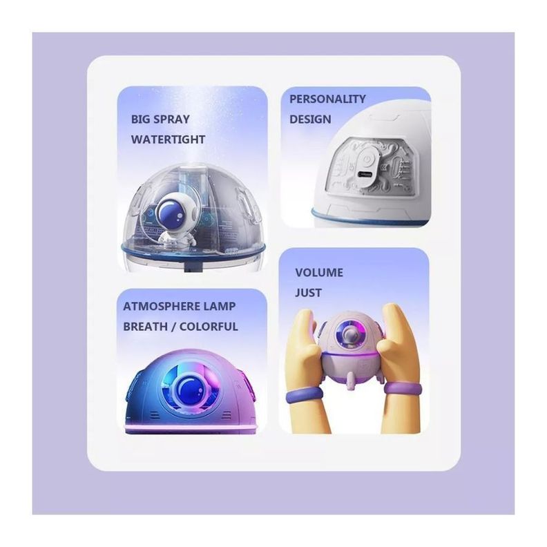 Humidificador Difusor Purificador De Astronauta-1