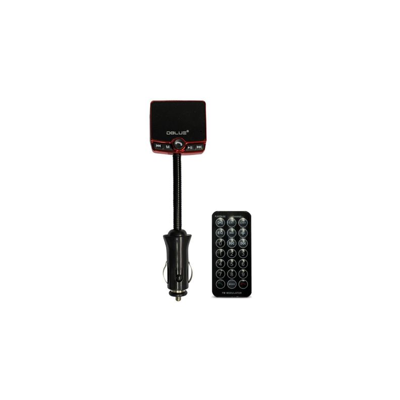 Transmisor Fm Bluetooth Auto Rojo - PuntoStore-1