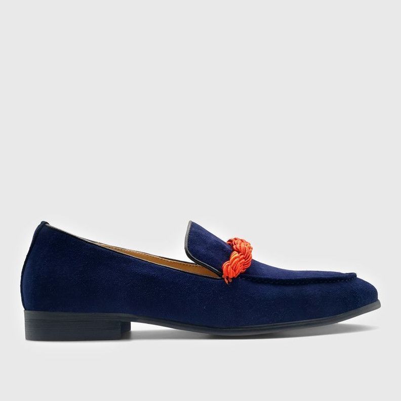 Mocasín Templarios Franco Azul Hombre-0