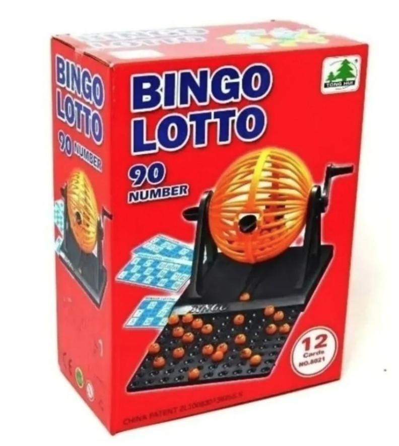 Bingo Lotto Tombola 12 Cartones 90 Numeros Bingo Familiar-2