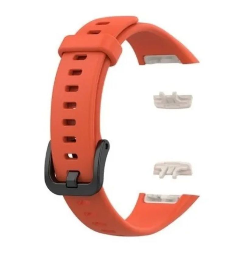 	 Correa Compatible Con Huawei Honor Band 6 Naranja Oscuro-0