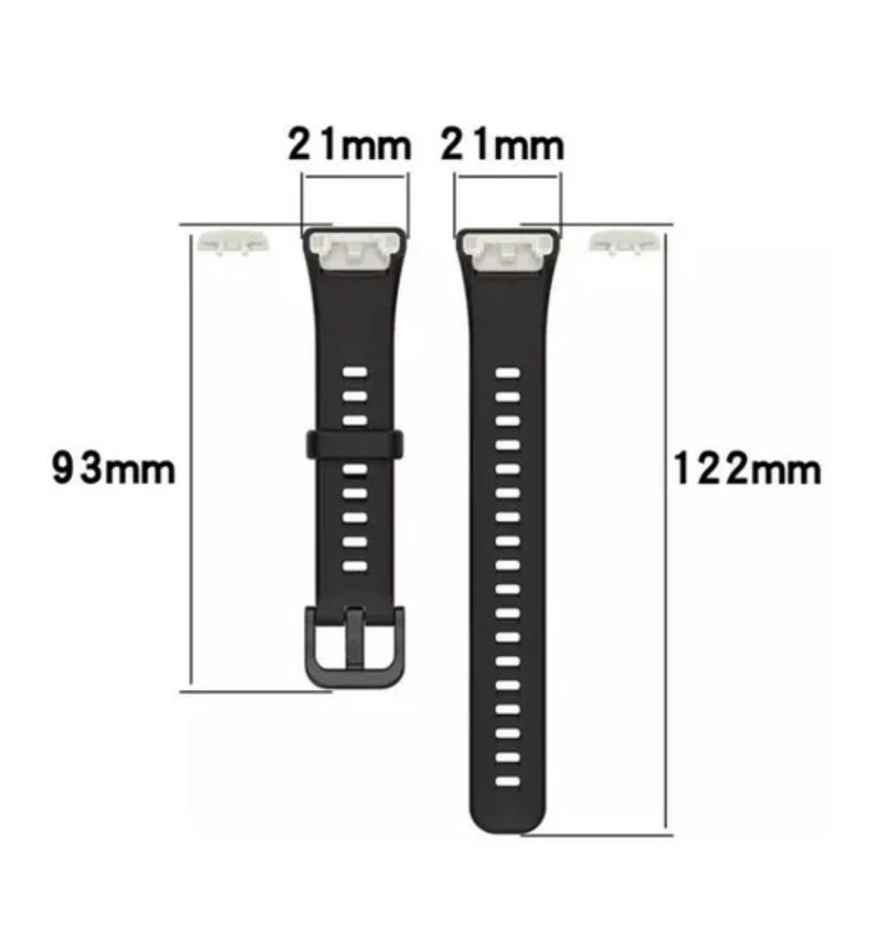 	 Correa Compatible Con Huawei Honor Band 6 Naranja Oscuro-1