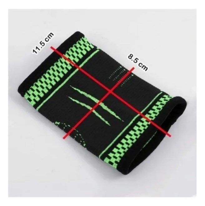 Muñequera Deportiva Protección Muñeca Refuerzo Elástico Mano-4