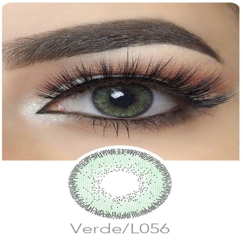 Par De Lentes De Contacto Línea Nature Color Verde-1