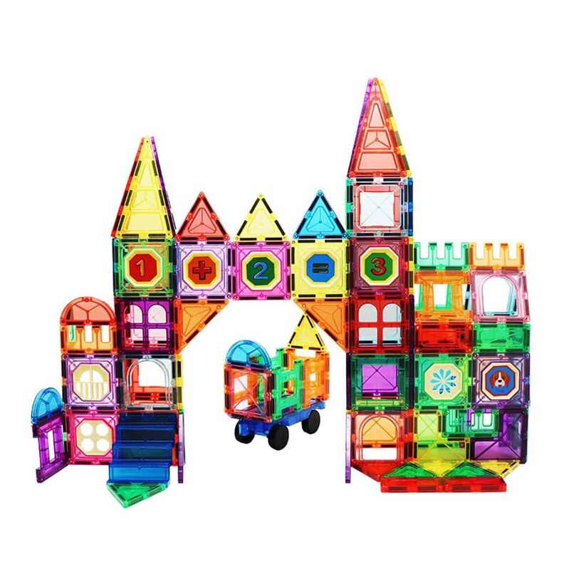 Juguete Bloques Magnéticos Didácticos Magnescape Set 132 Piezas-0