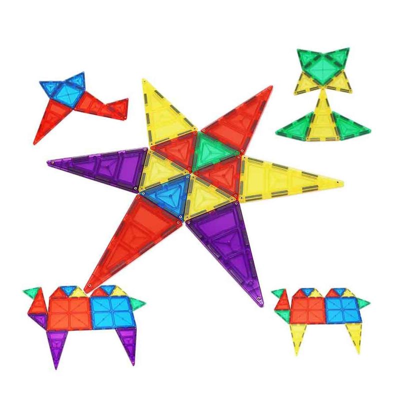 Juguete Bloques Magnéticos Didácticos Magnescape Set 132 Piezas-2