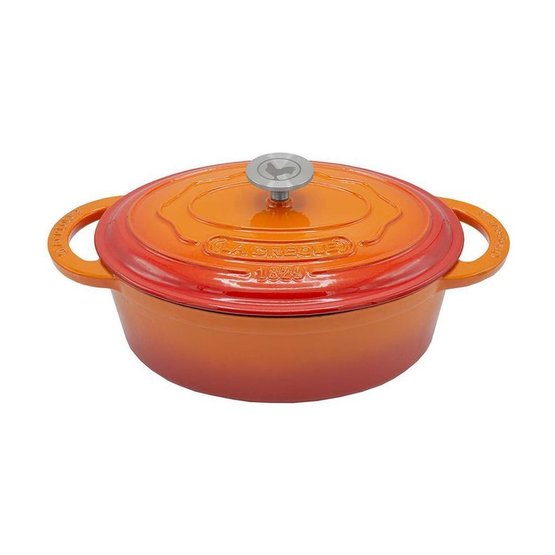 Olla ovalada Ø29 cm 4 Lts Topaze Orange-0