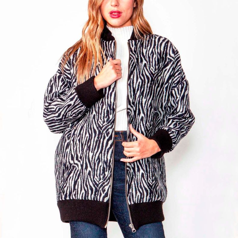Chaqueta Bombe Penelope Cebra-0