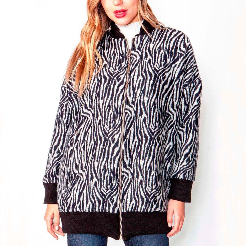 Chaqueta Bombe Penelope Cebra-1