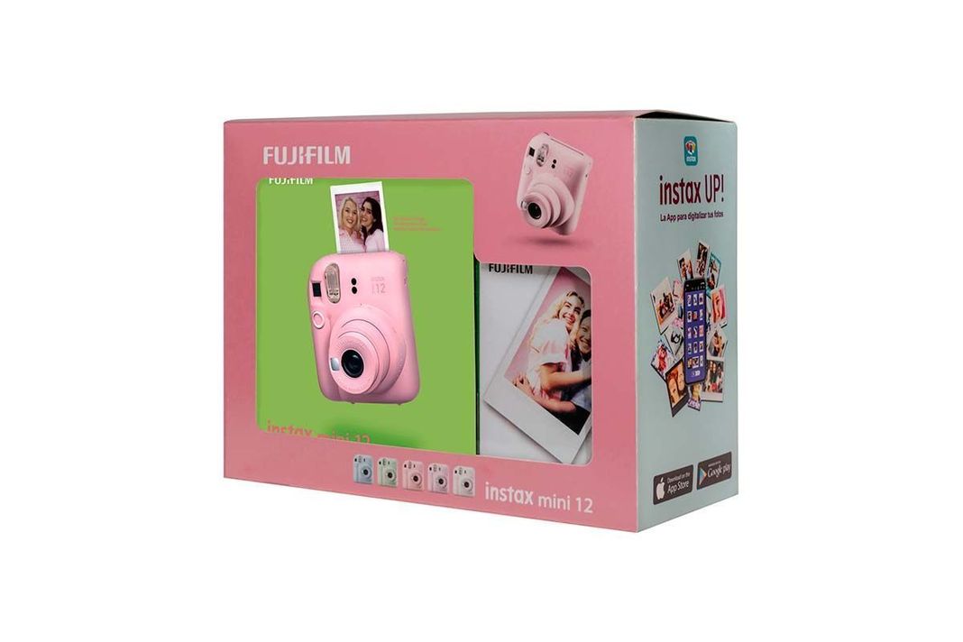 KIT INSTAX MINI 12 – BLOSSOM PINK + 10 PELÍCULAS-1