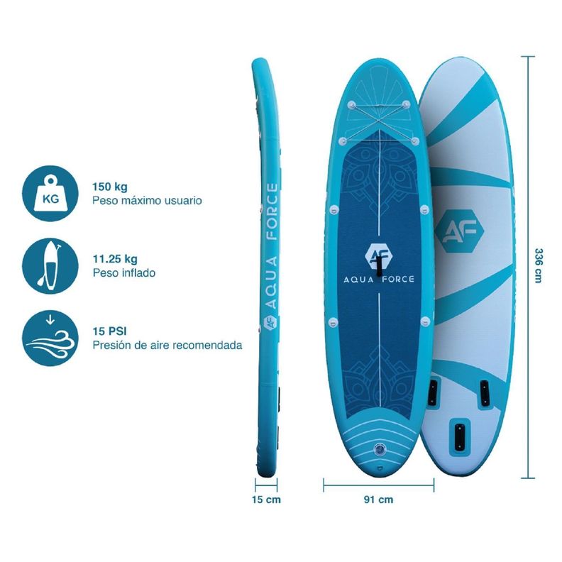 Stand Up Paddle 11’0” Yoga – Doble Capa-3