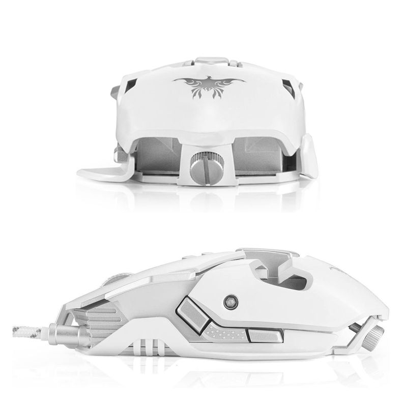 Mouse Gamer Profesional CW 50 Combatwing White-3