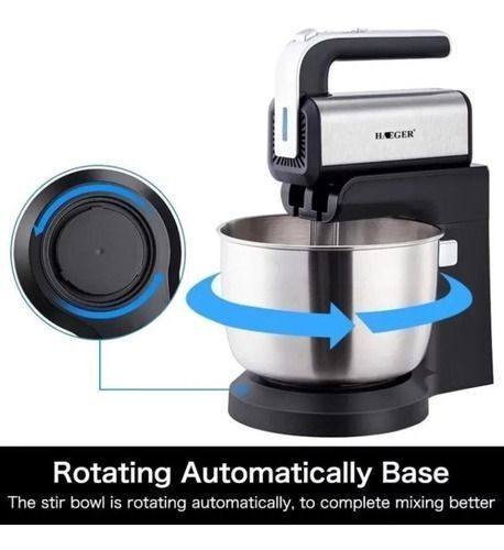 Batidora Eléctrica Amasadora Manual De Pedestal 3.5L 800w-2