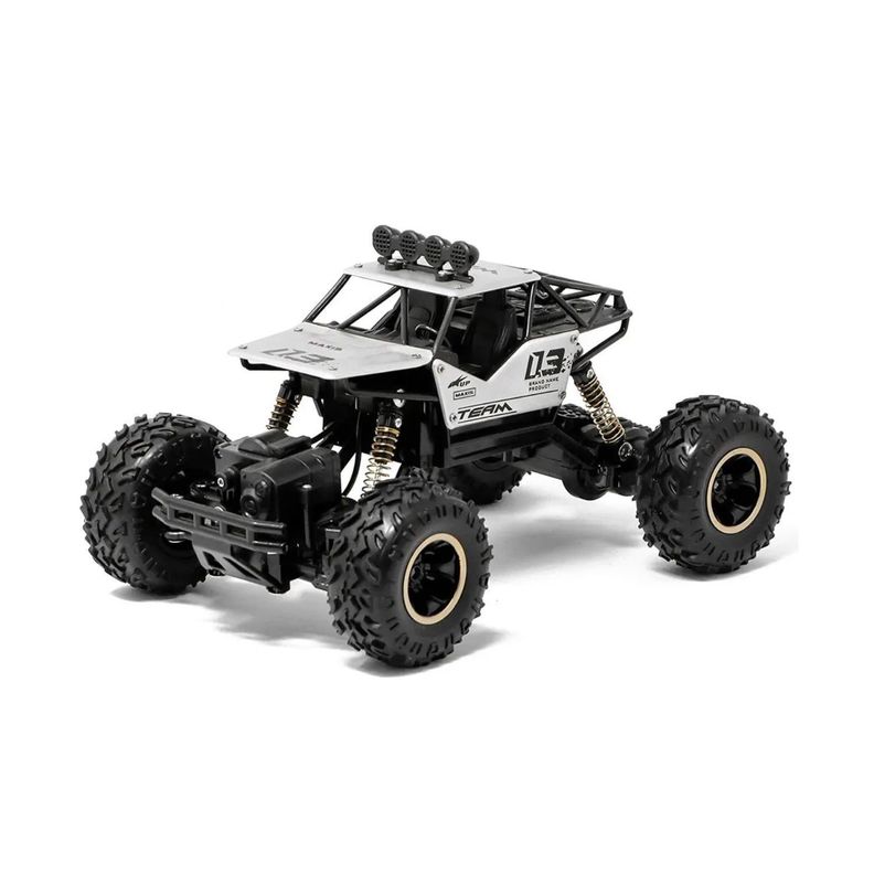 Jeep A Control Remoto Todo Terreno Recargable Gris - PuntoStore-0