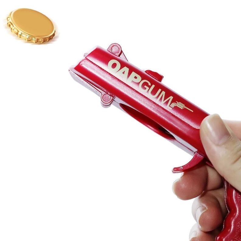 Abridor Destapador Para Botellas Creativo Estilo de Pistola -0