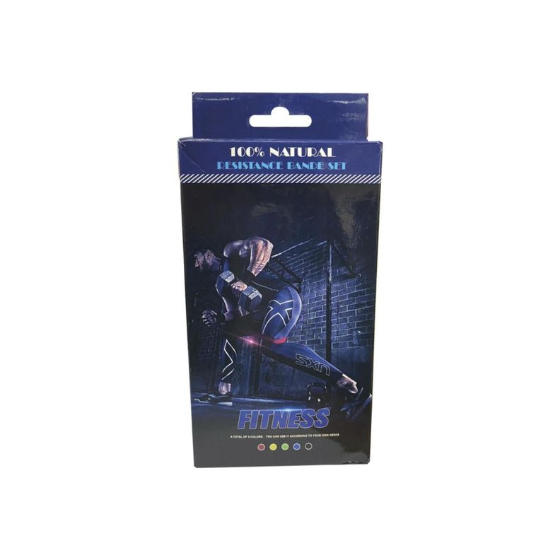 Pack 5 Bandas Elasticas Para Entrenamiento de Latex -3