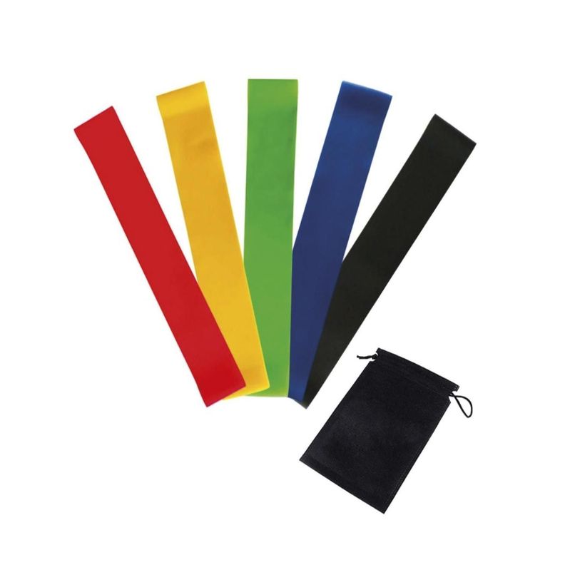 Pack 5 Bandas Elasticas Para Entrenamiento de Latex -0