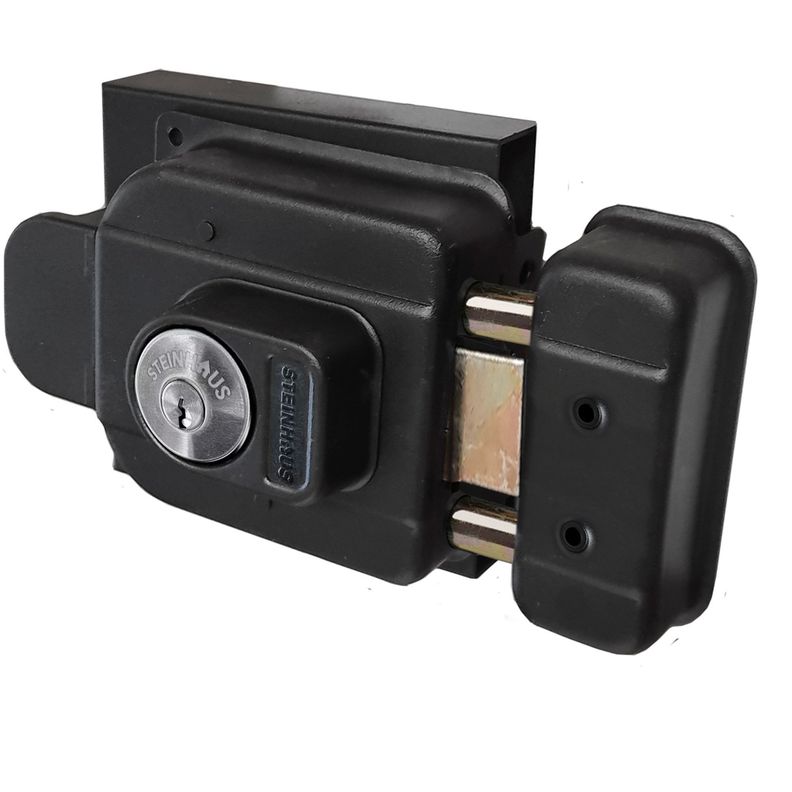 Cerradura Sobreponer Doble Pitón Incluye Caja Para Reja-0