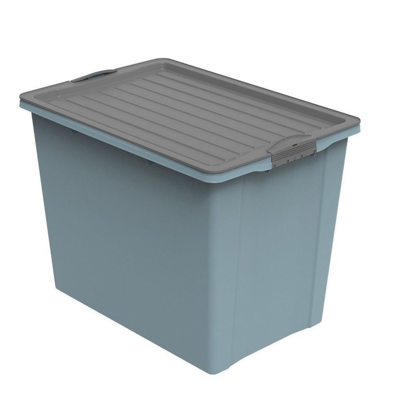 Caja compact a3 con ruedas 70l 57x43x39 azul eco-0