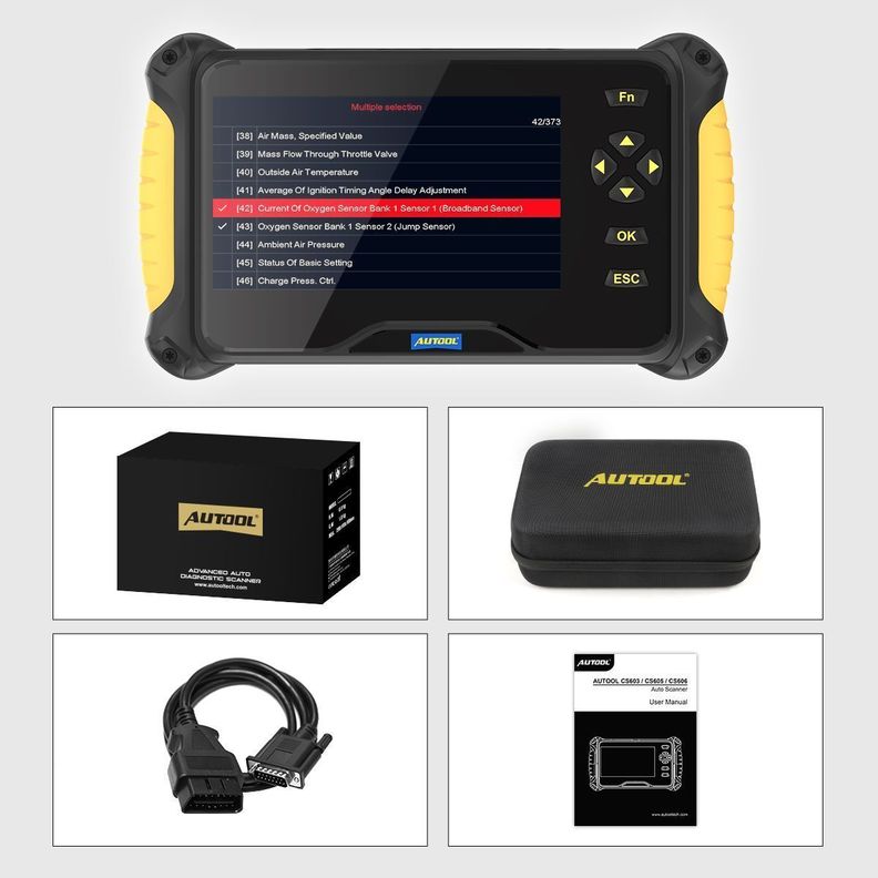 Scanner Automotriz Multimarca CS605 Profesional-7