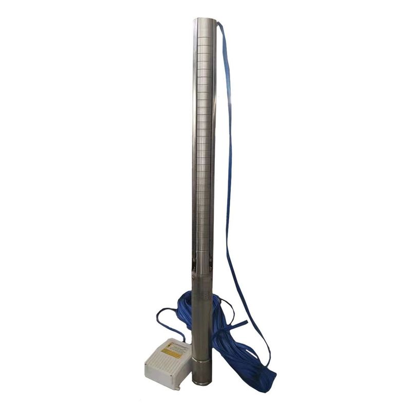 Bomba Sumergible Agua Pozo Profundo 3" 1HP 93m + 30m Cable-0