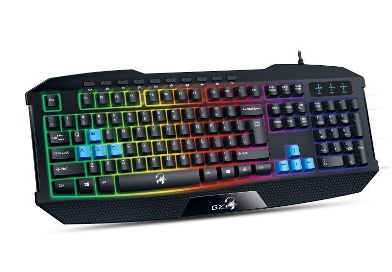 Teclado Gamer Genius Gaming K215 Scorpion Negro-0