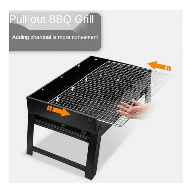 Mini Parrilla De Mesa Plegable Portatil Bbq Asado Parrillera-1