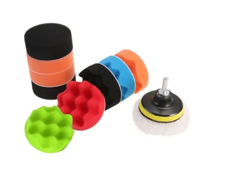 Kit De 10 Piezas Pulir Esponjas Almohadillas Para Auto-2