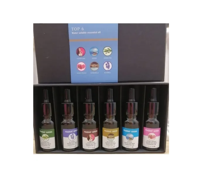 Pack De 6 Aceites Esenciales Aromáticos De 10ml Gotero Para Difusor-0
