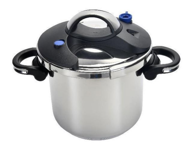 OLLA A PRESIÓN ACERO INOX 6LTS-0