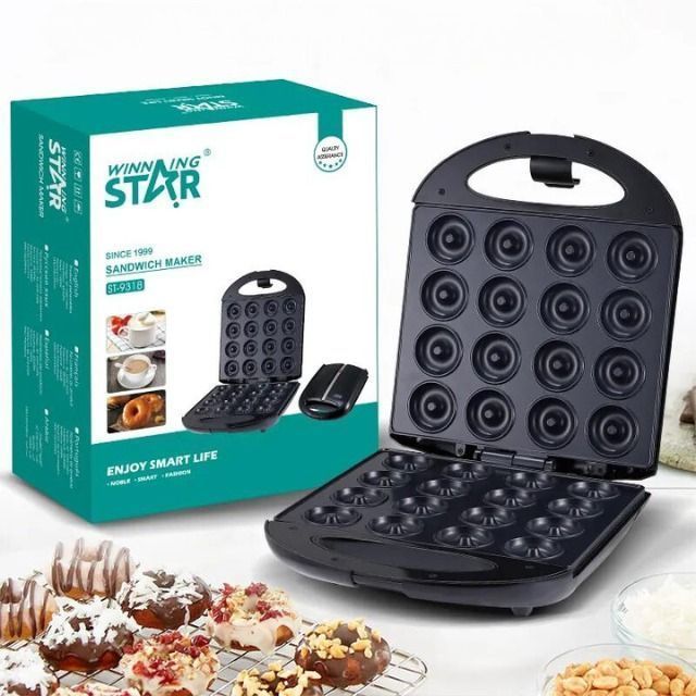 Maquina Para 16 Mini Donas Donuts Rosquillas Antia-0