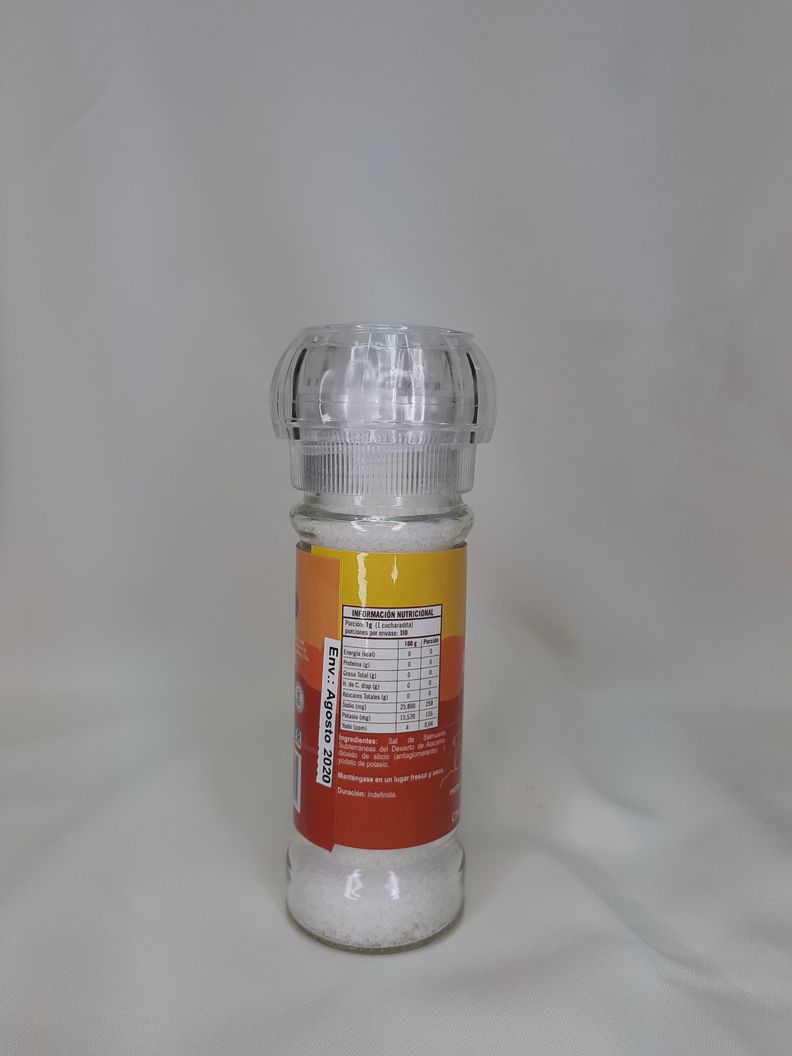 Sal Atacama Reducida en Sodio Moledor Cerámico - 110 g-1